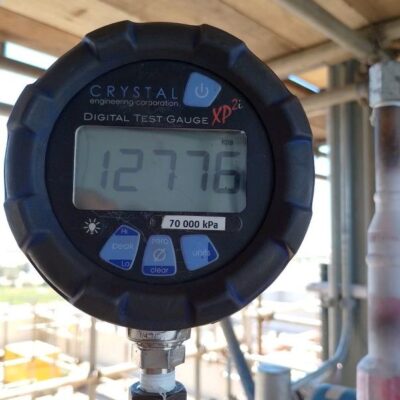 Boiler pressure test